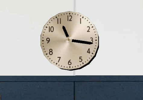 Animated Clock (does not tell real time, but hands move slowly)
